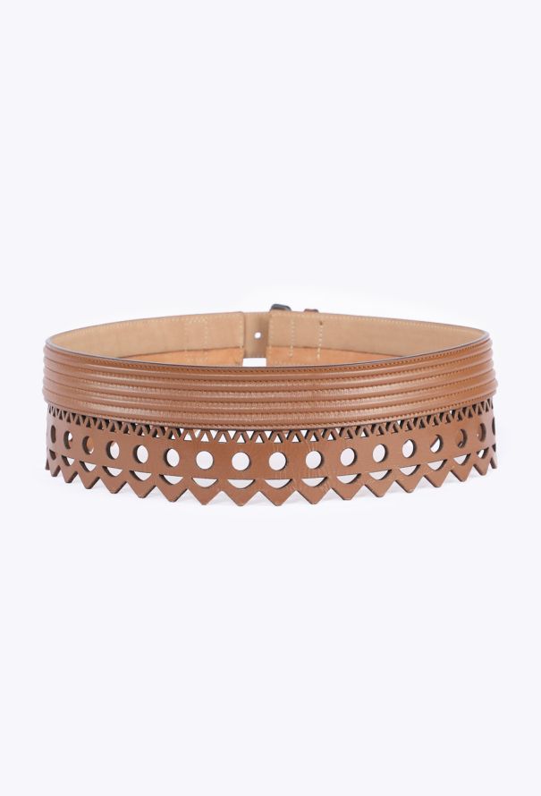 Alaïa Vienne Laser-Cut Corset Belt - 3