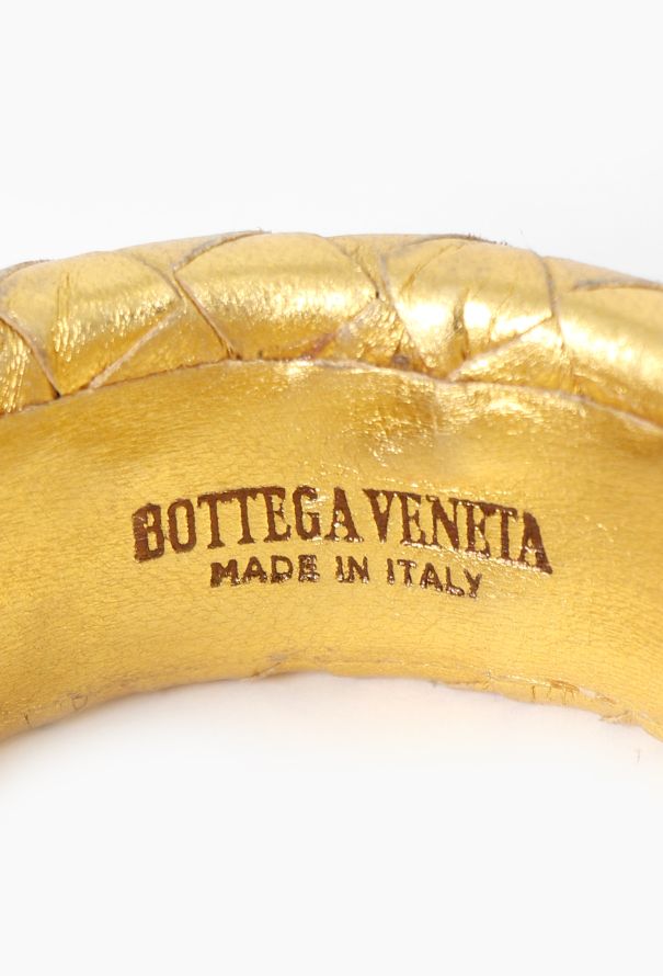 Bottega Veneta 2024 Leather Intrecciato Bangle - 3 Bottega Veneta 2024 Leather Intrecciato Bangle - 3