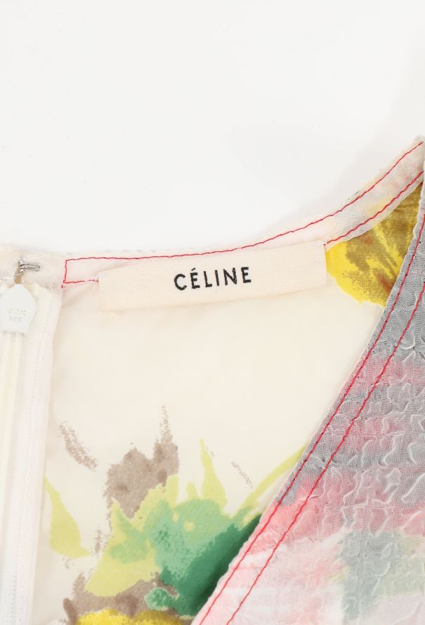 Céline Resort 2017 Floral Overlay Dress - 6