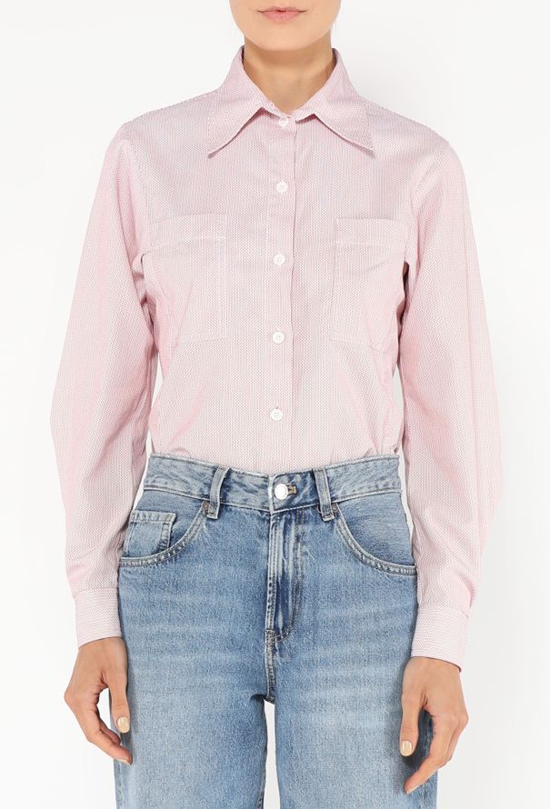 Céline Classic Cotton Printed Shirt - 1