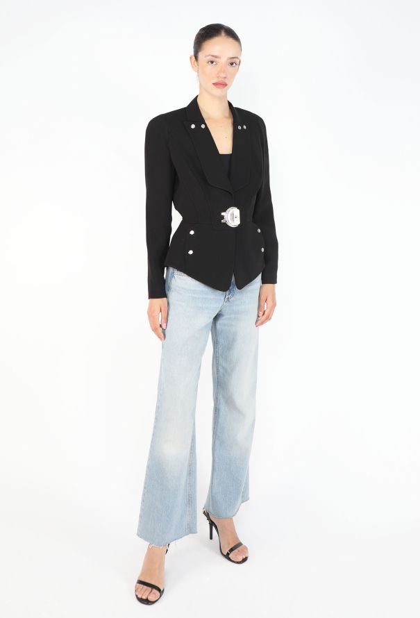Thierry Mugler Buckled Wasp Blazer, 1991 - 4