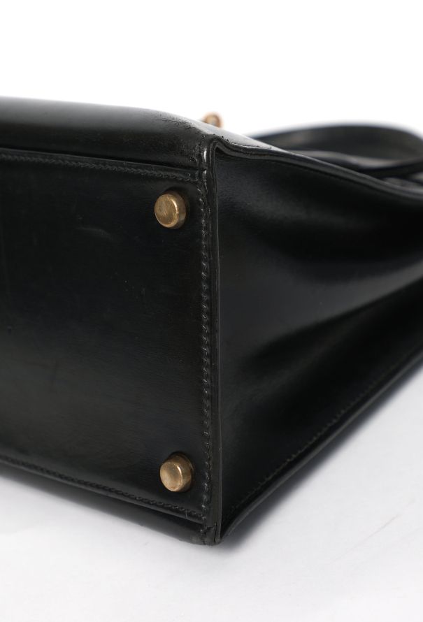 Hermès Vintage Black Box Kelly Sellier 32 - 9