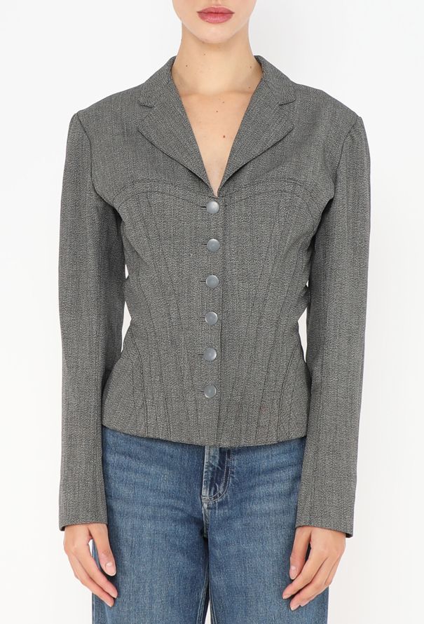 Alaïa Collector F/W 1987 Corset Blazer - 4