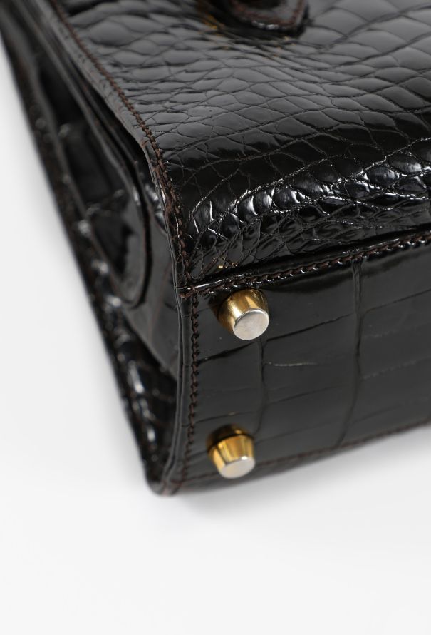 Gucci Vintage Crocodile Leather Bag - 9