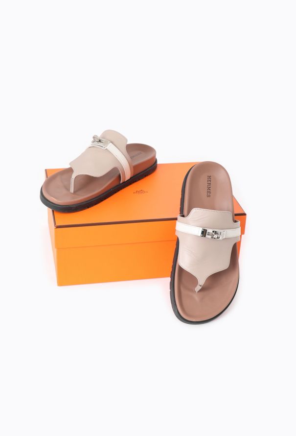 Hermès Empire Buckle Sandals - 2 Hermès Empire Buckle Sandals - 2
