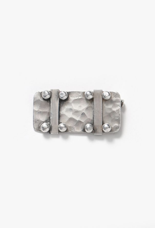 RARE 1930s J.Despres Hammered Brooch - 1
