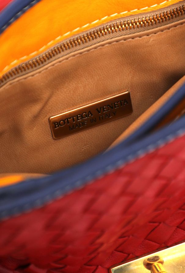 Bottega Veneta Vintage Tricolor Intrecciato Crossbody Bag - 13
