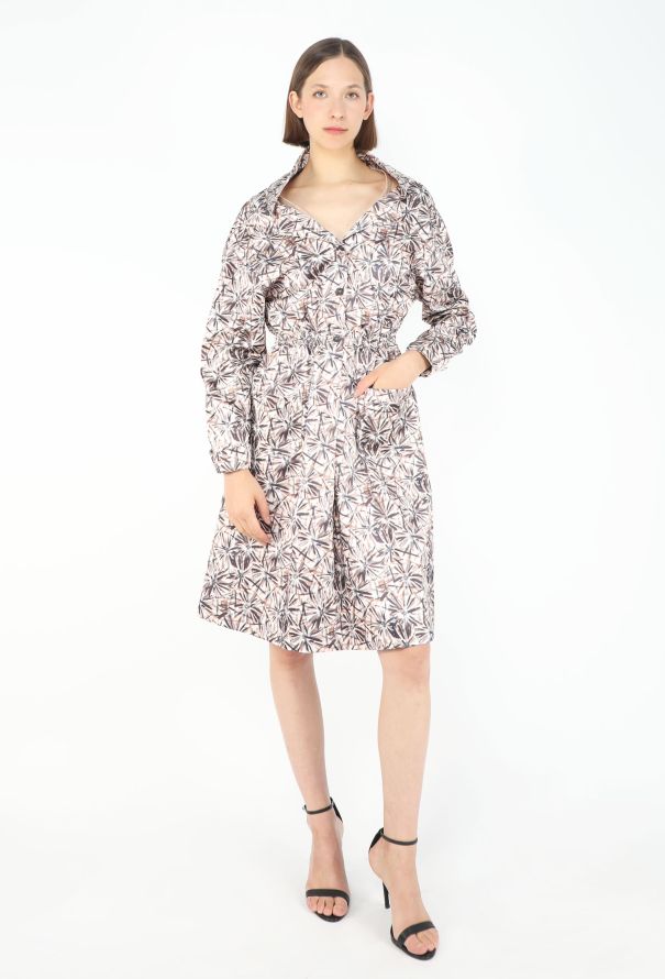 Miu Miu F/W 2025 Off-Shoulder Cotton Dress - 6