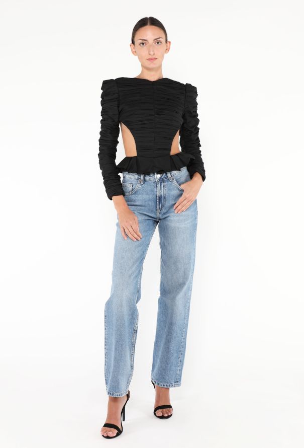 Khaite F/W 2020 Open-Back Rosy Top - 3