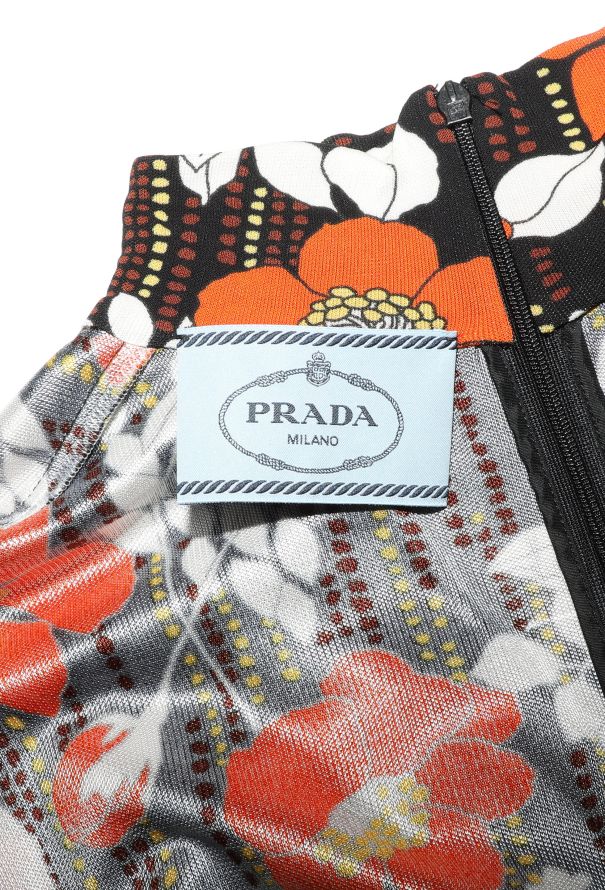 Prada Resort 2019 Pleated Floral Dress - 6 Prada Resort 2019 Pleated Floral Dress - 6