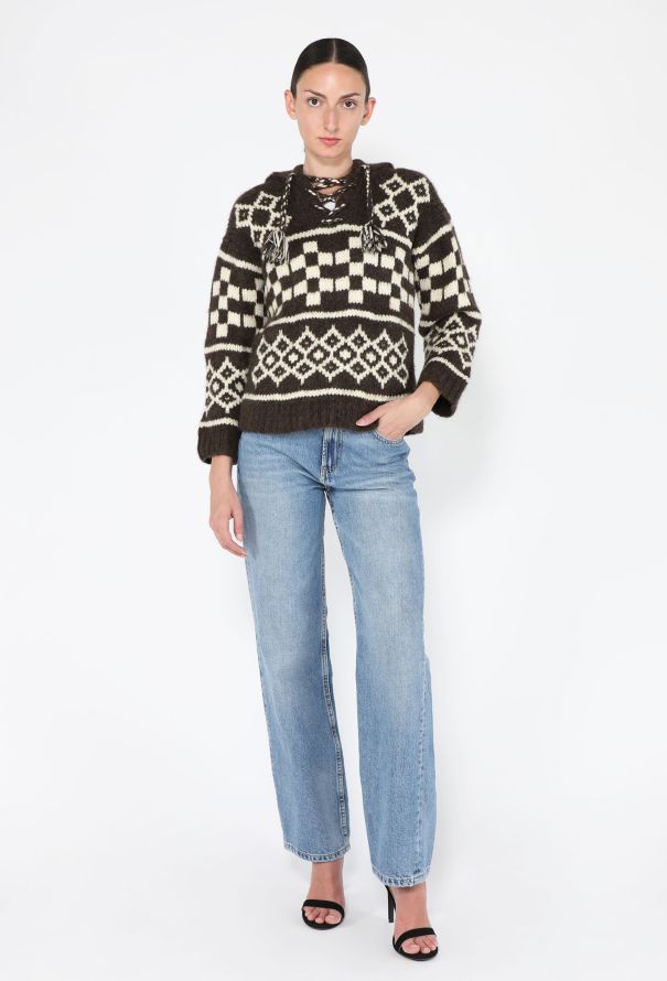 Céline Hooded Knit Pullover, Resort 2021 - 4
