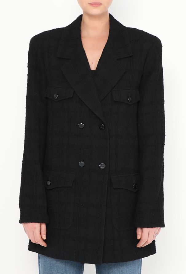 Chanel Classic Bouclé Tweed 'CC' Jacket - 1