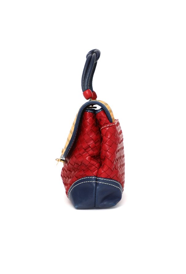 Bottega Veneta Vintage Tricolor Intrecciato Crossbody Bag - 6