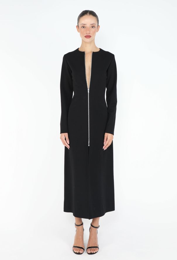 Saint Laurent Fall 1970 Jersey Zip Dress - 2