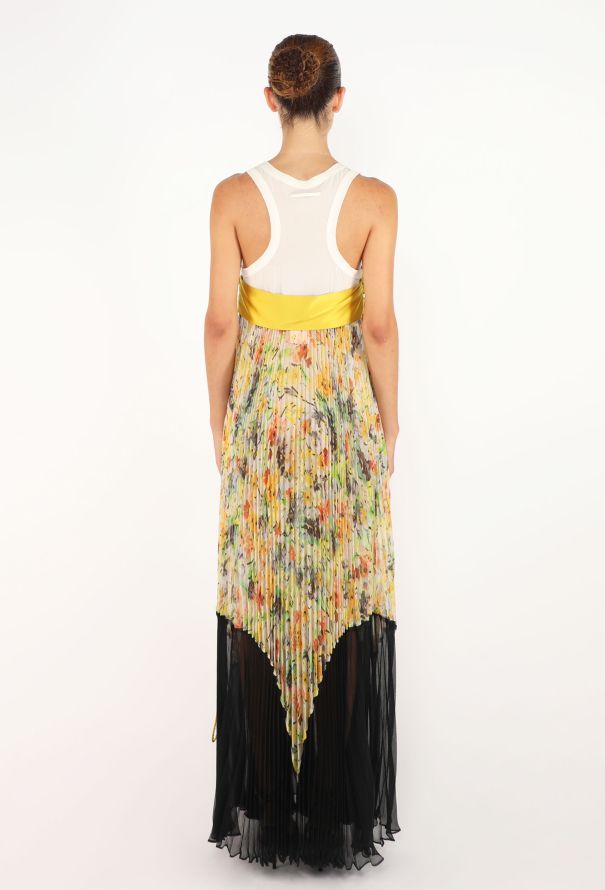 Jean Paul Gaultier Pleated Bow Silk Dress, Spring 2008 - 4