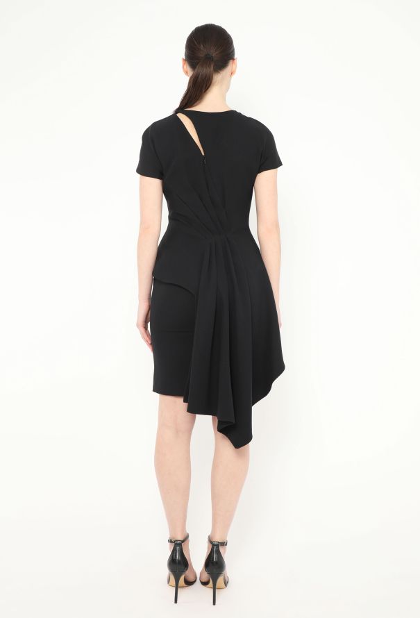 Dior Asymmetrical Ruffled Peplum Dress - 4