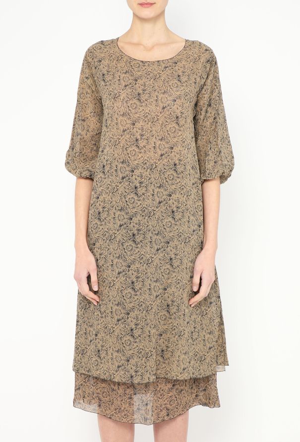 Floral Crêpe Belted Ensemble - 3