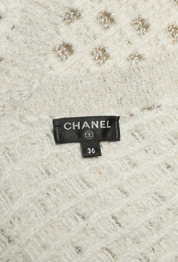 Chanel Pre-Fall 2017 Open-Back Lamé Sweater - 5 Chanel Pre-Fall 2017 Open-Back Lamé Sweater - 5