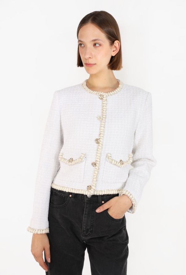 Chanel Lamé Tweed Jacket, Pre-Fall 2025 - 4