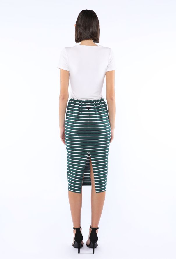 Prada Striped Drawstring Skirt, 2025 - 4