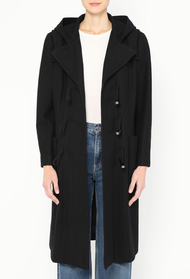 Chanel 2006 Hooded 'CC' Duffle Coat - 4 Chanel 2006 Hooded 'CC' Duffle Coat - 4