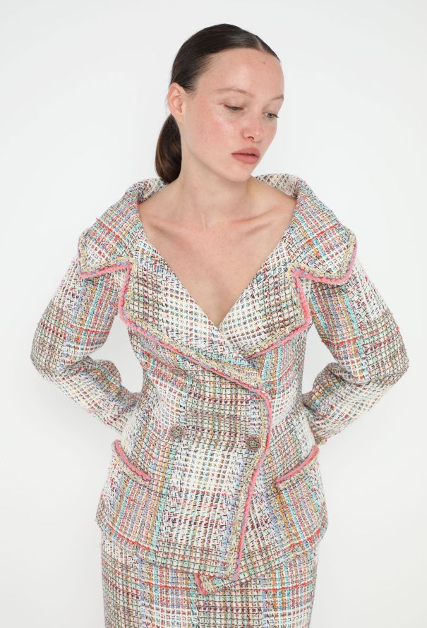 Chanel Resort 2017 Fluted Tweed Ensemble - 7