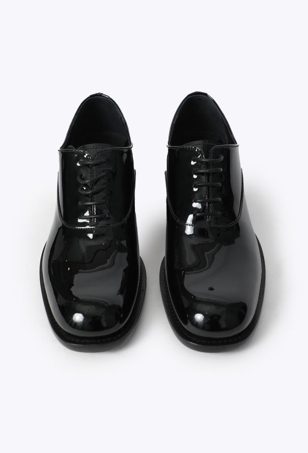 Prada 2025 Patent Leather Derby Loafers - 2