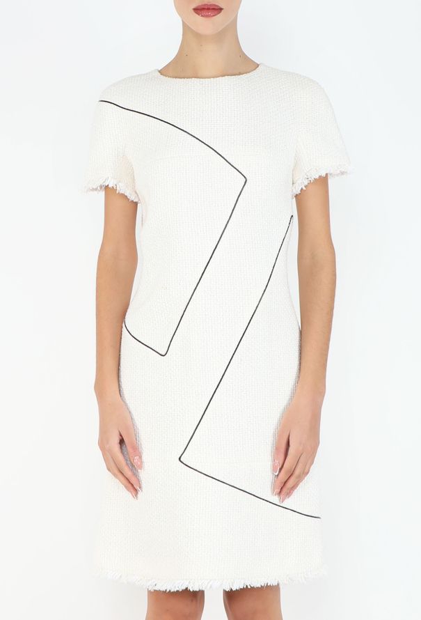 Chanel S/S 2012 Geometric Tweed Dress - 3