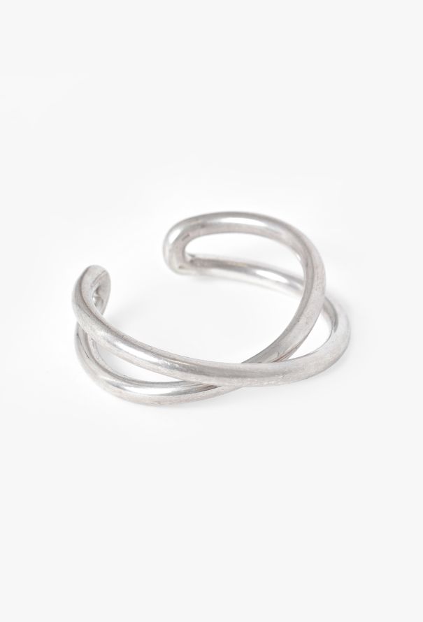 Vintage Fine Jewelry Silver Bangle Bracelet - 2