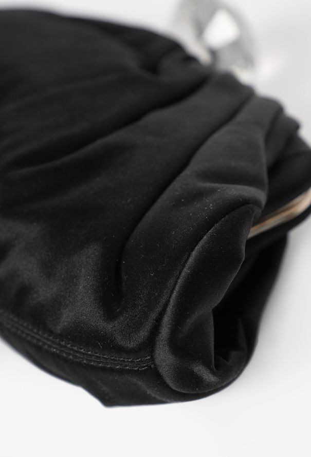 Chanel Satin Embellished Clutch Bag - 8