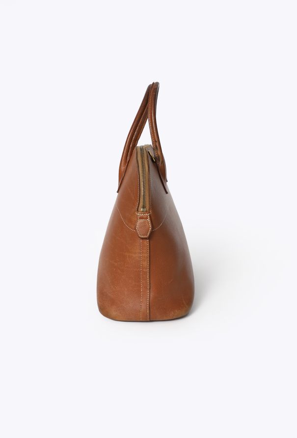 Hermès Vintage Gold Courchevel Bolide 35 - 6