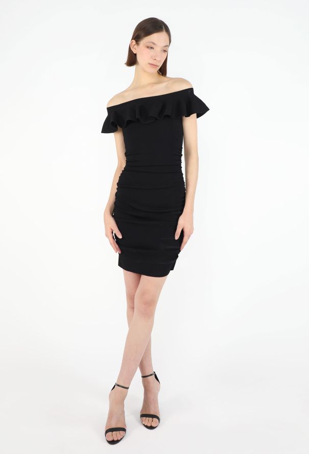 Céline 2024 Off-the-Shoulder Ruched Dress - 1