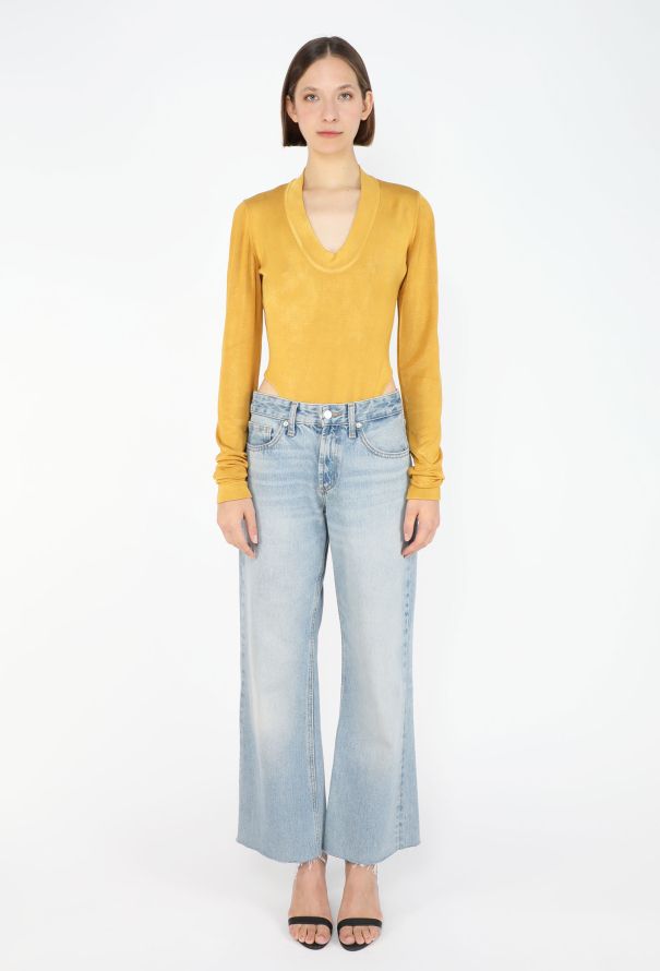 Alaïa Ribbed Jersey Bodysuit, 1990 - 2