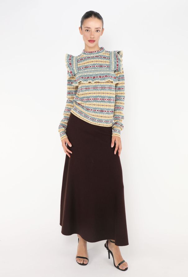 Louis Vuitton 2018 Ruffled Graphic Sweater - 3