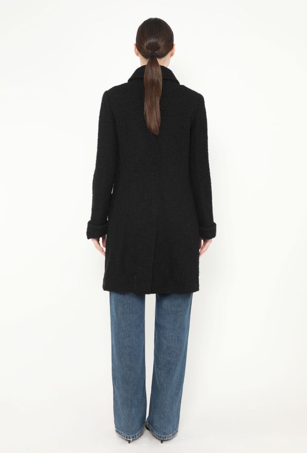 Chanel 2020 Bouclé Tweed 'CC' Coat - 5