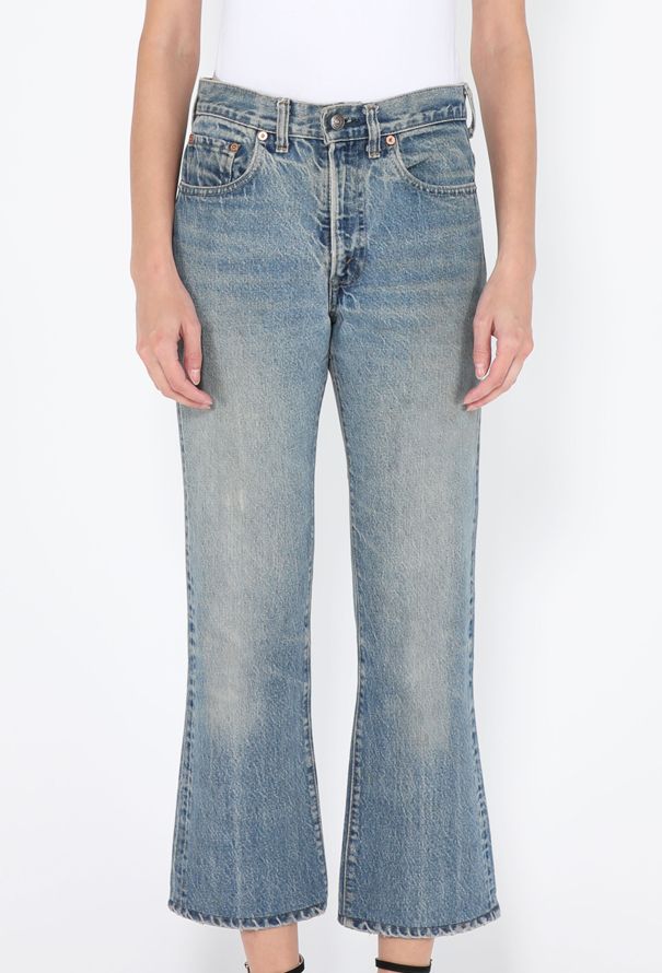 Levi's Vintage Distressed Cropped 517 Jeans - 3