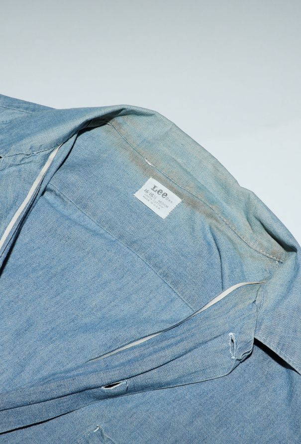 Men's Vintage '70s Lee Chambray Workwear Shirt - 8 Men's Vintage '70s Lee Chambray Workwear Shirt - 8