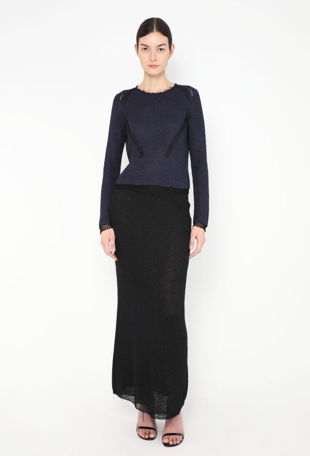 Céline 2013 Woven Silk Frayed Ensemble - 1