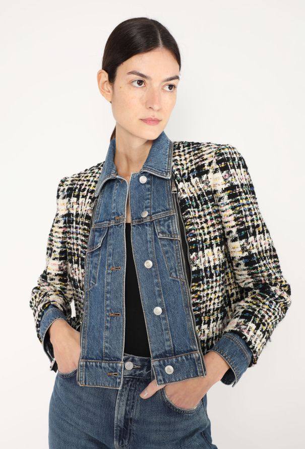 ジャケット ORR Rose Tweed Jacket 2023 Denim Tweed Jacket | Authentic & Vintage | ReSee