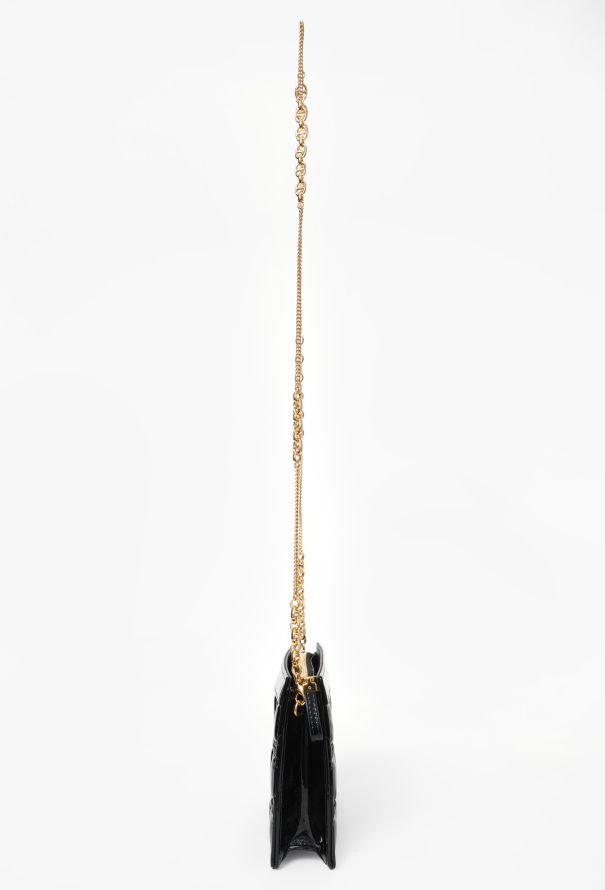 Dior Caro Patent Cannage Pouch - 4