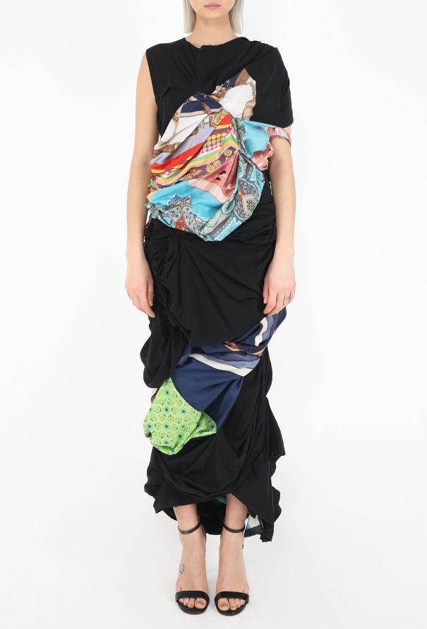 Comme des Garçons F/W 2011 'Hybrid Fashion' Draped Foulard Dress - 3