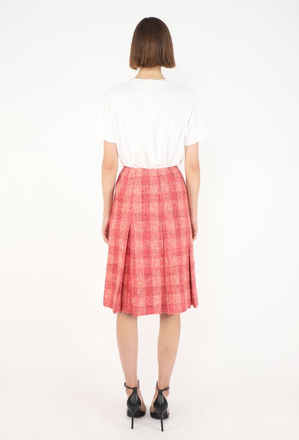 Chanel HAUTE COUTURE S/S 1976 Pleated Tweed Ensemble - 11