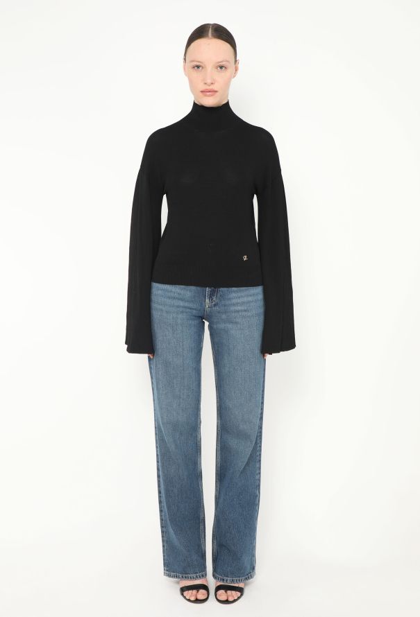 Loewe Bell Sleeve Emblem Turtleneck - 3