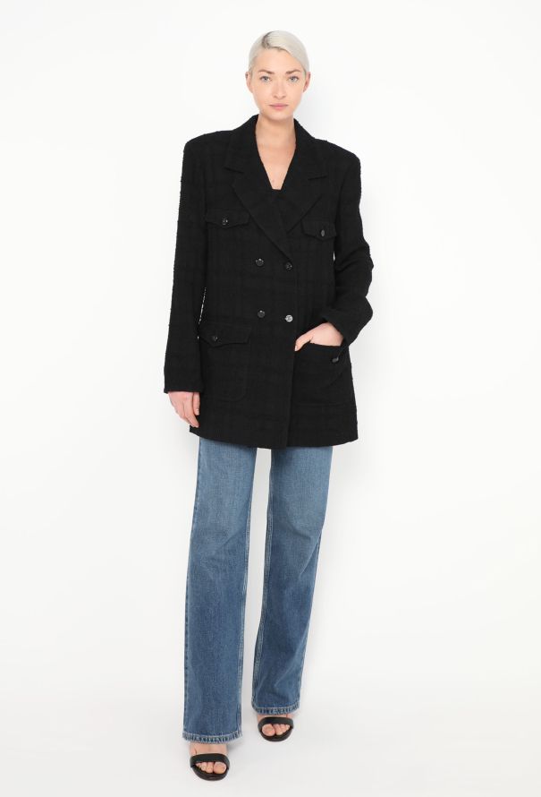 Chanel Classic Bouclé Tweed 'CC' Jacket - 2 Chanel Classic Bouclé Tweed 'CC' Jacket - 2