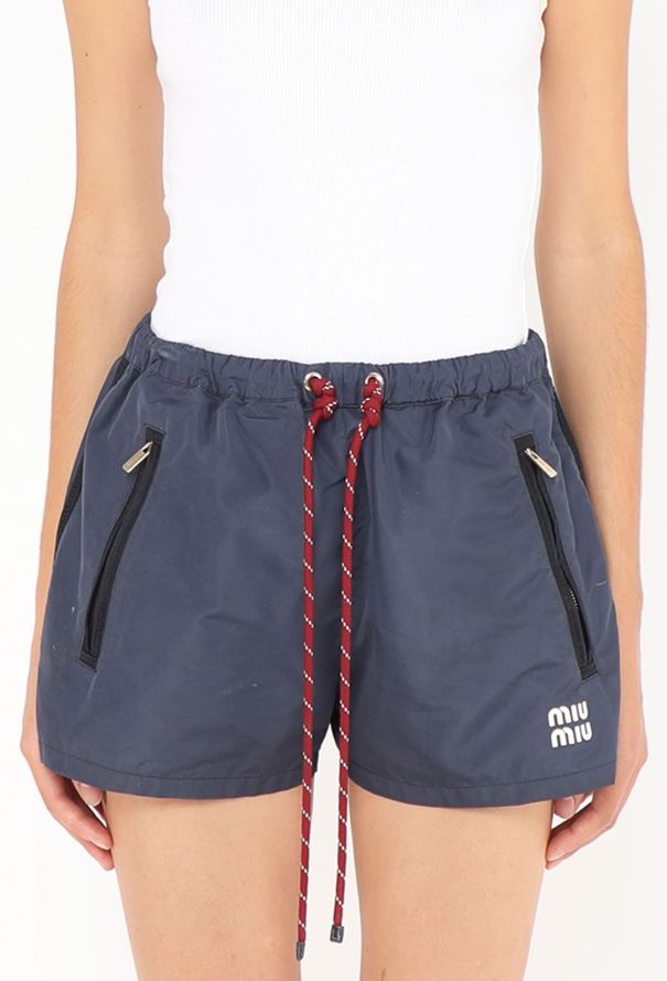 Miu Miu 2024 Nylon Drawstring Shorts - 3 Miu Miu 2024 Nylon Drawstring Shorts - 3