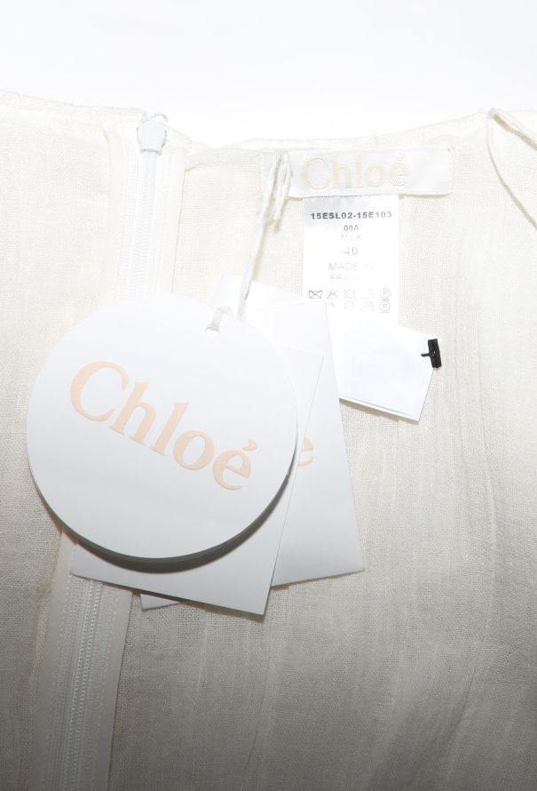 Chloé S/S 2015 Guipure Linen Romper - 6