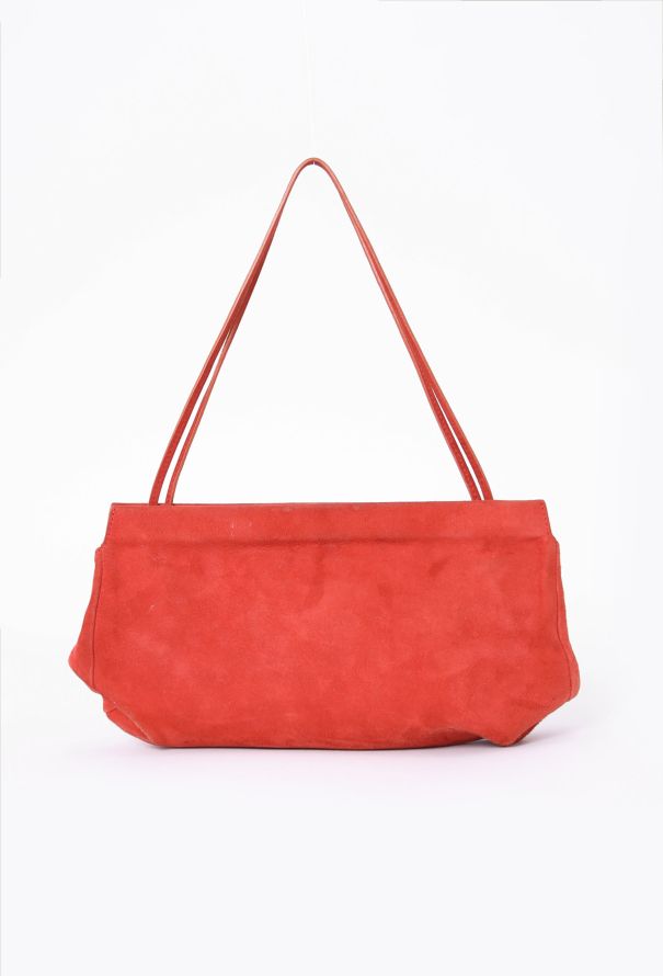 The Row 2024 Brick Suede Small Abby Bag - 1