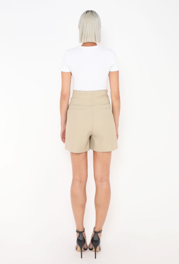 Valentino 2020 High-Waisted Safari Shorts - 4