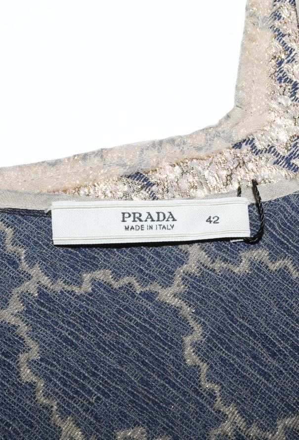 Prada S/S 2002 Brocade Skirt Ensemble - 8