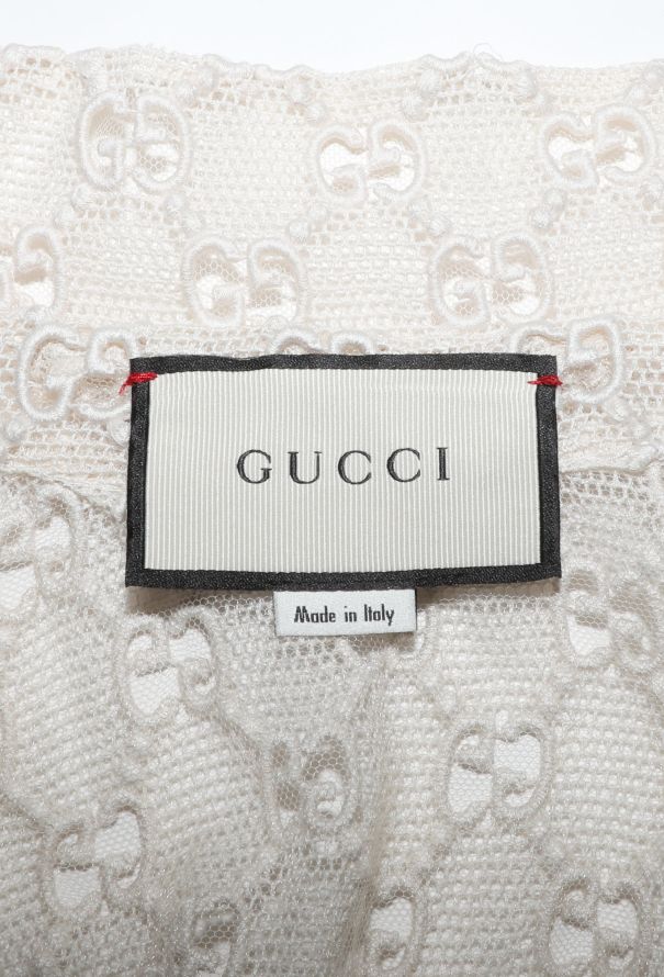 Gucci Monogram Macramé Shirt - 6